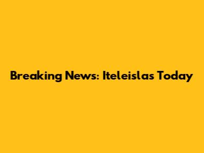 Breaking News: Iteleislas Today