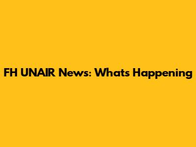 FH UNAIR News: What's Happening