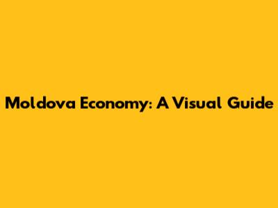 Moldova Economy: A Visual Guide