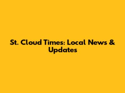 St. Cloud Times: Local News & Updates