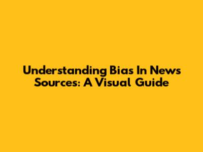 Understanding Bias In News Sources: A Visual Guide
