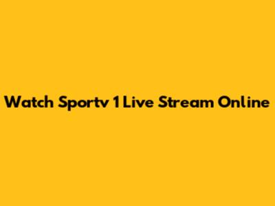 Watch Sportv 1 Live Stream Online